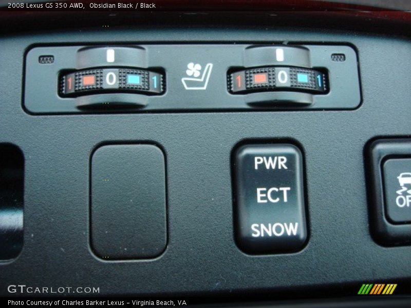 Obsidian Black / Black 2008 Lexus GS 350 AWD