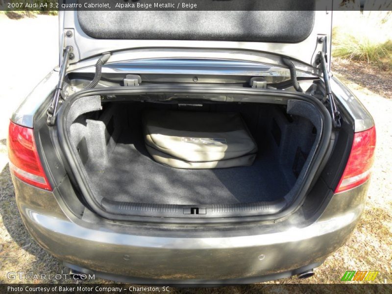 Alpaka Beige Metallic / Beige 2007 Audi A4 3.2 quattro Cabriolet