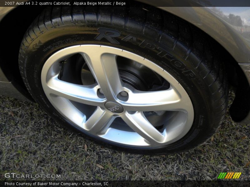Alpaka Beige Metallic / Beige 2007 Audi A4 3.2 quattro Cabriolet