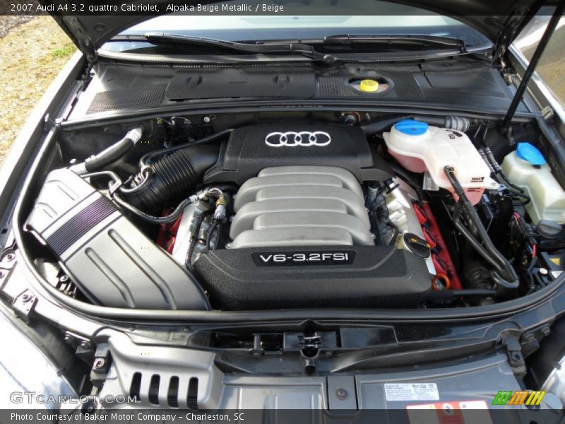 Alpaka Beige Metallic / Beige 2007 Audi A4 3.2 quattro Cabriolet