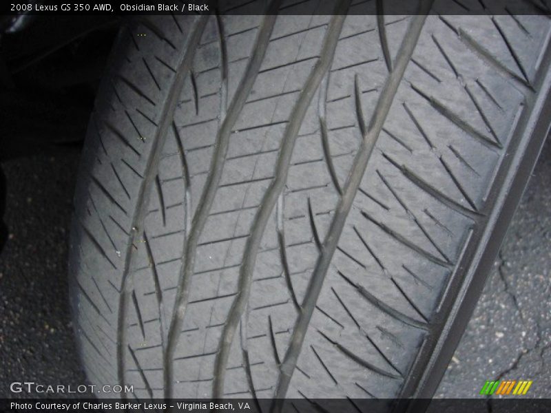 Obsidian Black / Black 2008 Lexus GS 350 AWD