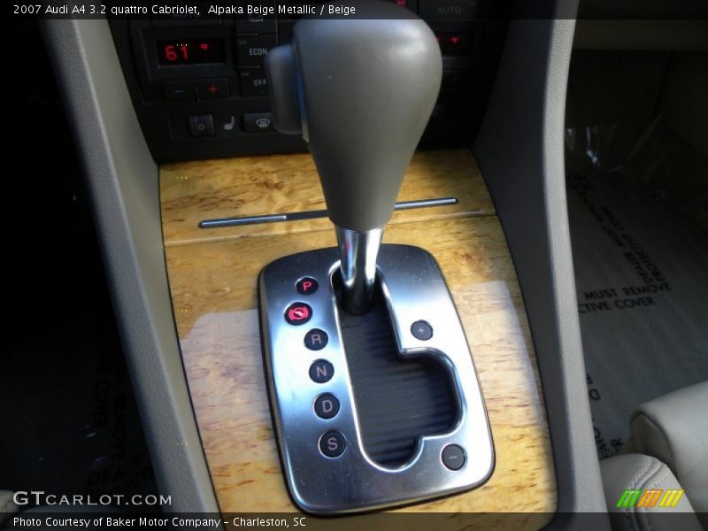 Alpaka Beige Metallic / Beige 2007 Audi A4 3.2 quattro Cabriolet
