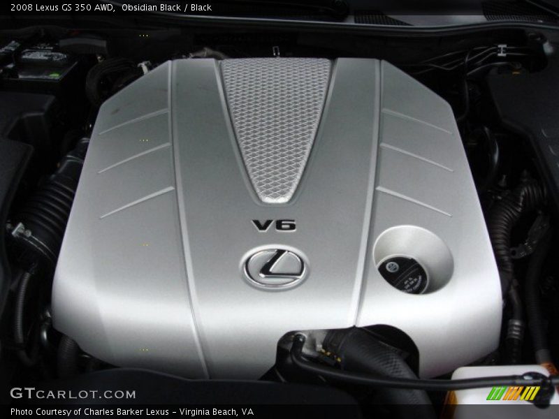 Obsidian Black / Black 2008 Lexus GS 350 AWD