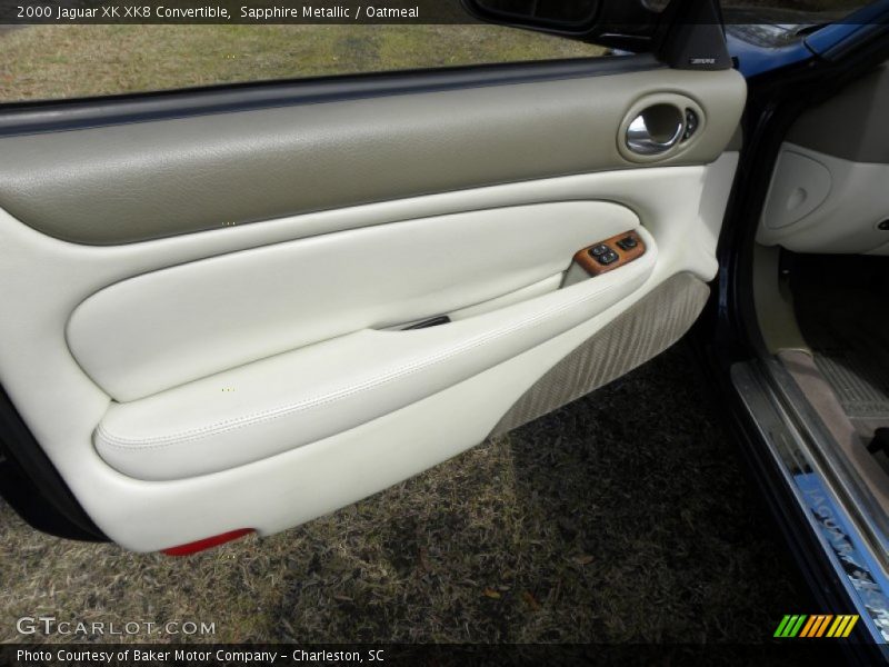 Sapphire Metallic / Oatmeal 2000 Jaguar XK XK8 Convertible