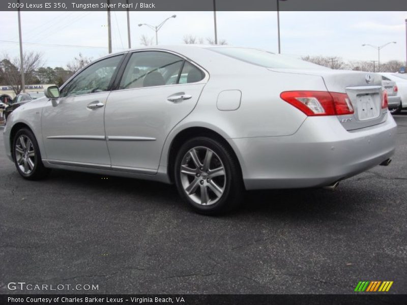 Tungsten Silver Pearl / Black 2009 Lexus ES 350