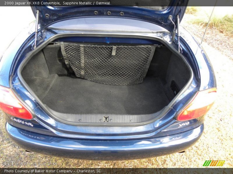 Sapphire Metallic / Oatmeal 2000 Jaguar XK XK8 Convertible