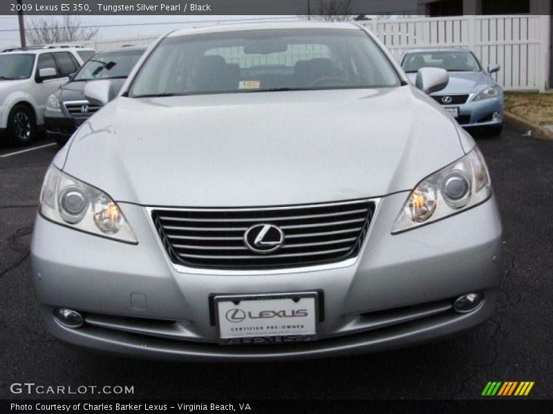 Tungsten Silver Pearl / Black 2009 Lexus ES 350