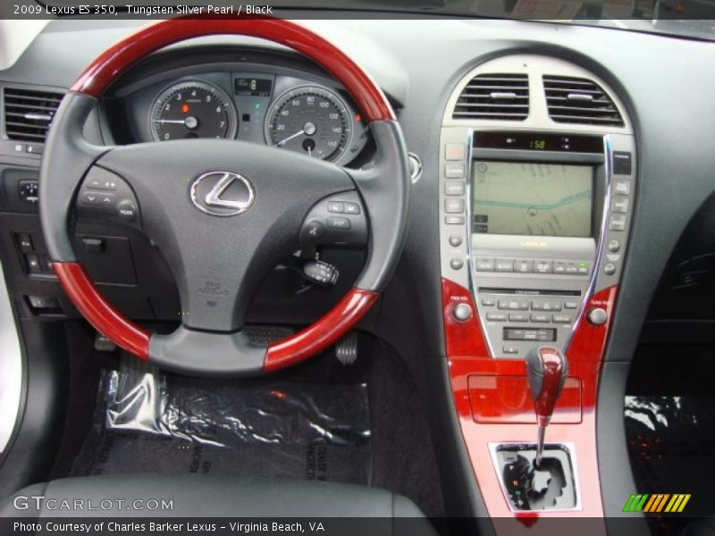 Tungsten Silver Pearl / Black 2009 Lexus ES 350