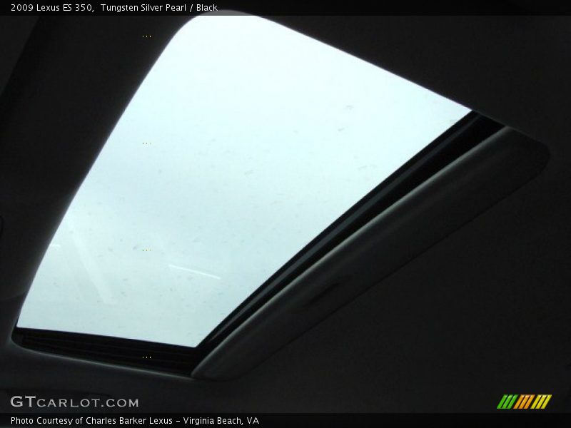 Tungsten Silver Pearl / Black 2009 Lexus ES 350