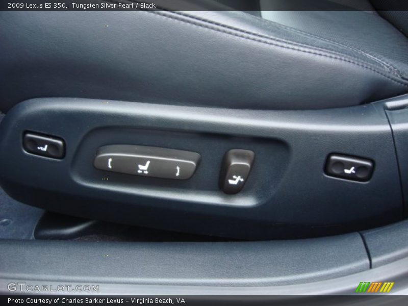 Tungsten Silver Pearl / Black 2009 Lexus ES 350