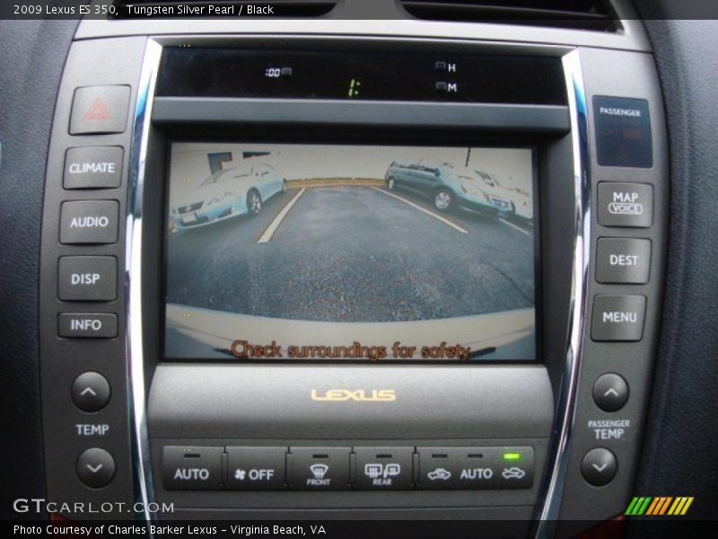 Tungsten Silver Pearl / Black 2009 Lexus ES 350