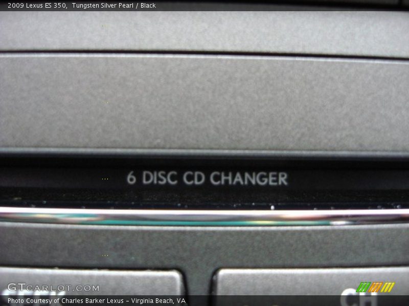 Tungsten Silver Pearl / Black 2009 Lexus ES 350
