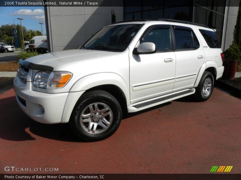 Natural White / Taupe 2006 Toyota Sequoia Limited