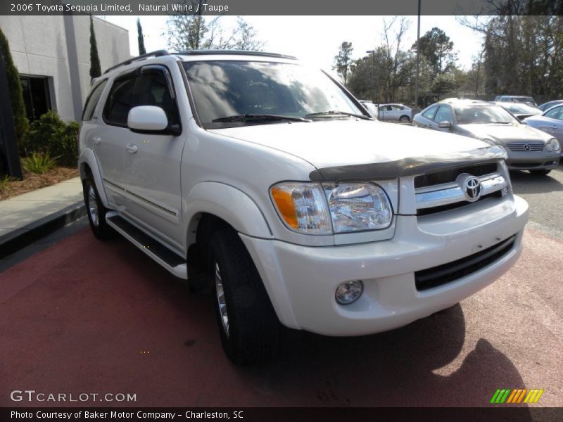 Natural White / Taupe 2006 Toyota Sequoia Limited