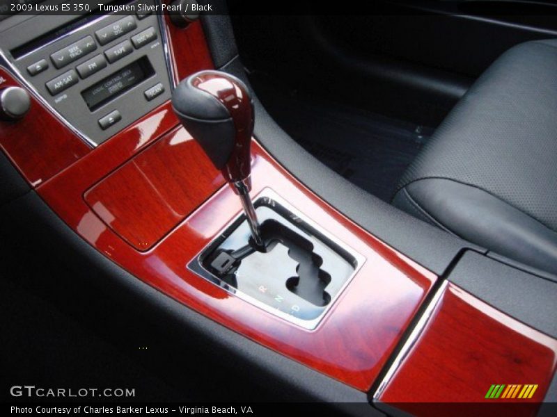 Tungsten Silver Pearl / Black 2009 Lexus ES 350