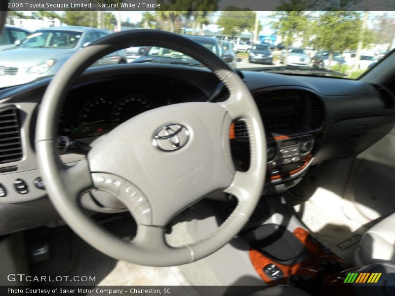 Natural White / Taupe 2006 Toyota Sequoia Limited