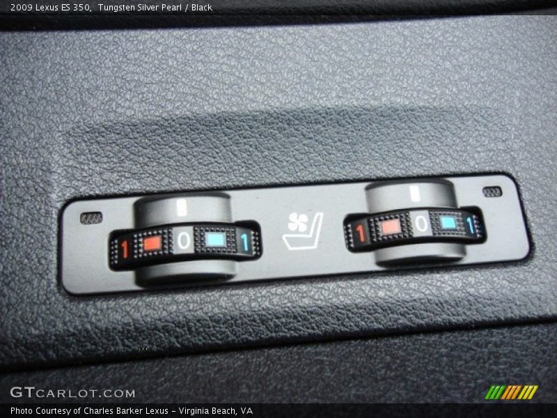 Tungsten Silver Pearl / Black 2009 Lexus ES 350