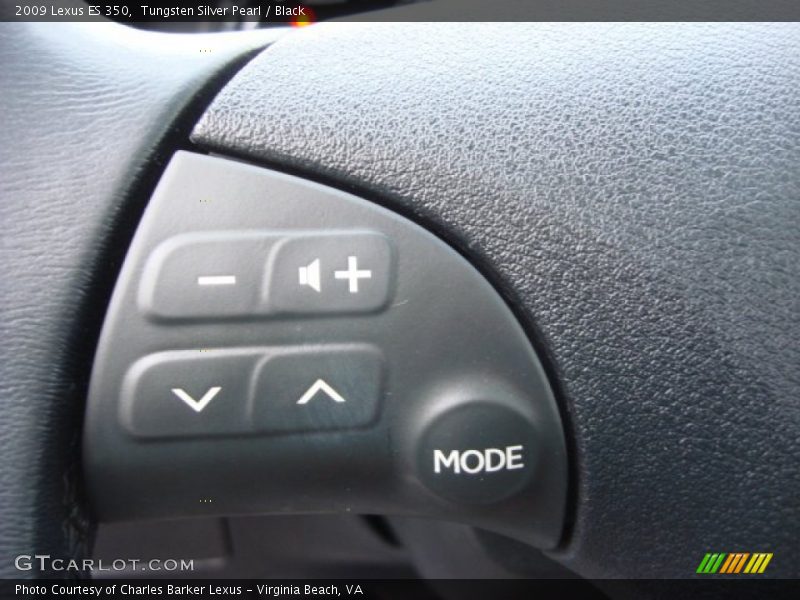Tungsten Silver Pearl / Black 2009 Lexus ES 350