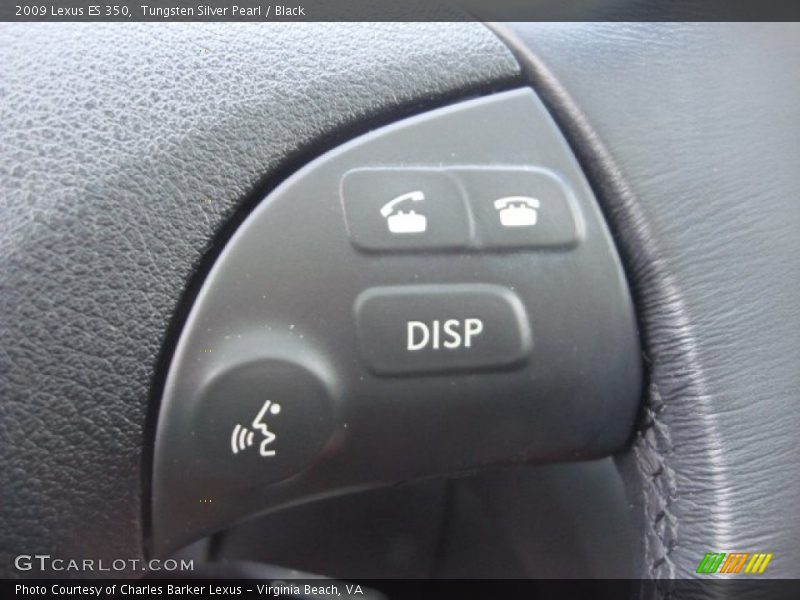 Tungsten Silver Pearl / Black 2009 Lexus ES 350