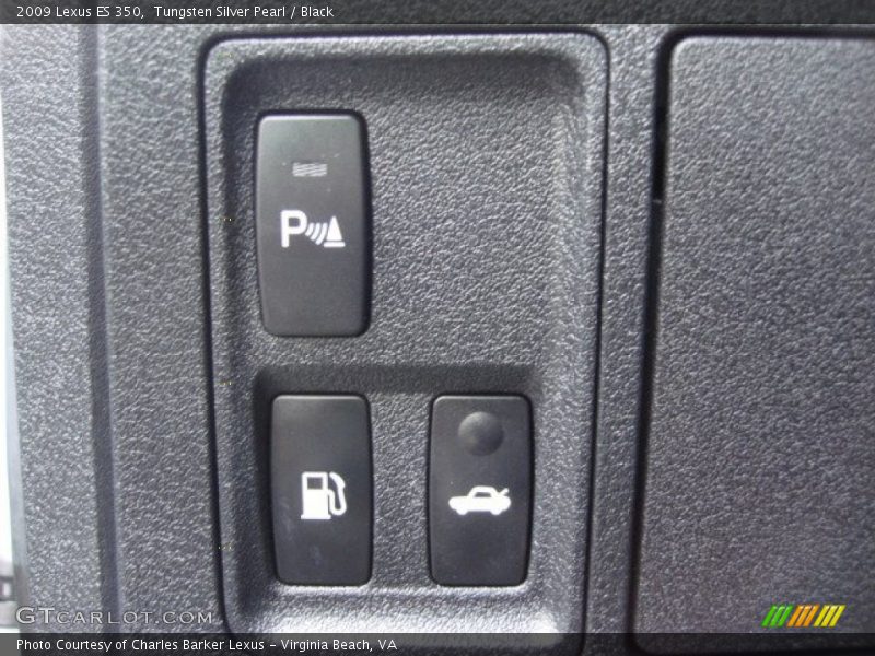 Tungsten Silver Pearl / Black 2009 Lexus ES 350