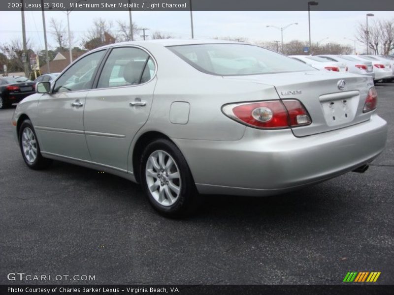 Millennium Silver Metallic / Light Charcoal 2003 Lexus ES 300