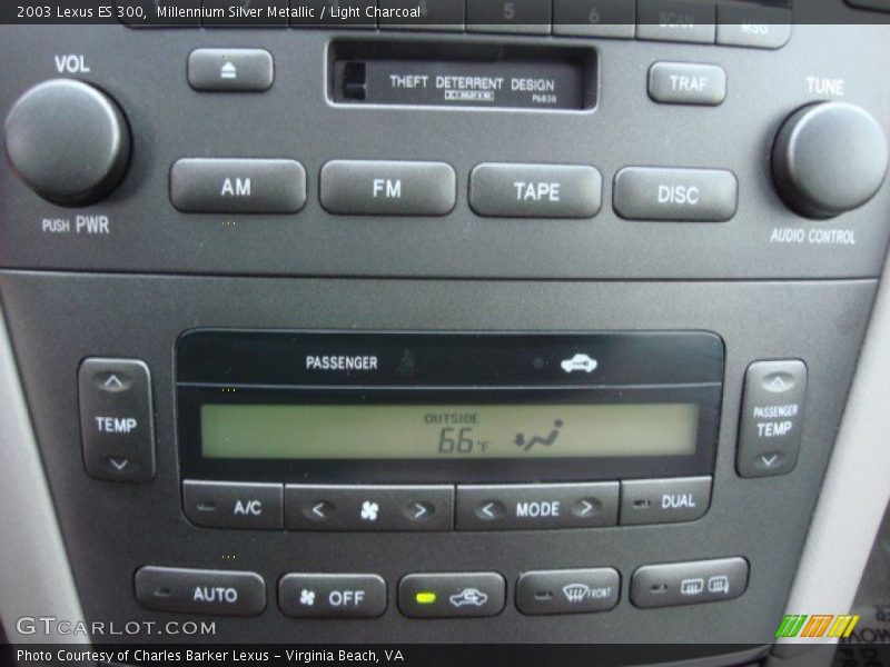 Millennium Silver Metallic / Light Charcoal 2003 Lexus ES 300