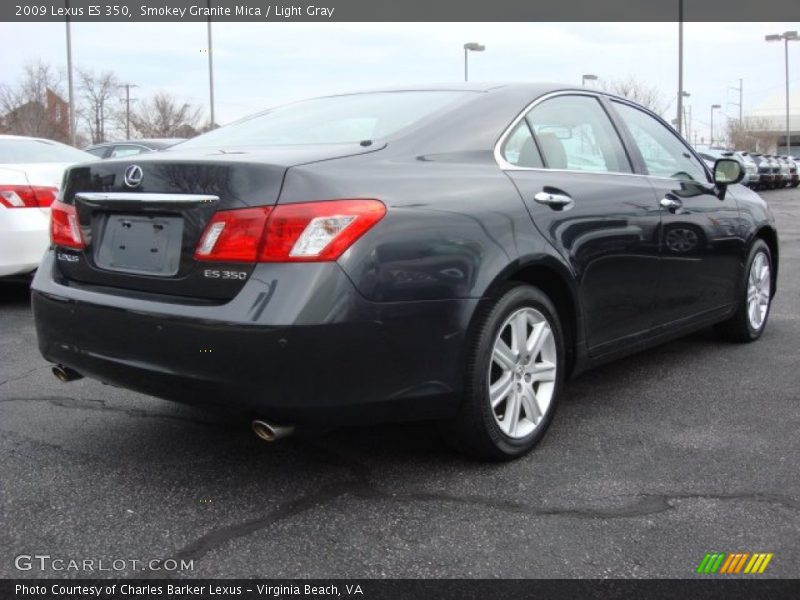 Smokey Granite Mica / Light Gray 2009 Lexus ES 350
