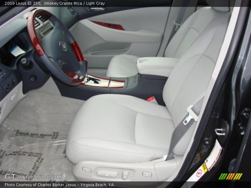 Smokey Granite Mica / Light Gray 2009 Lexus ES 350
