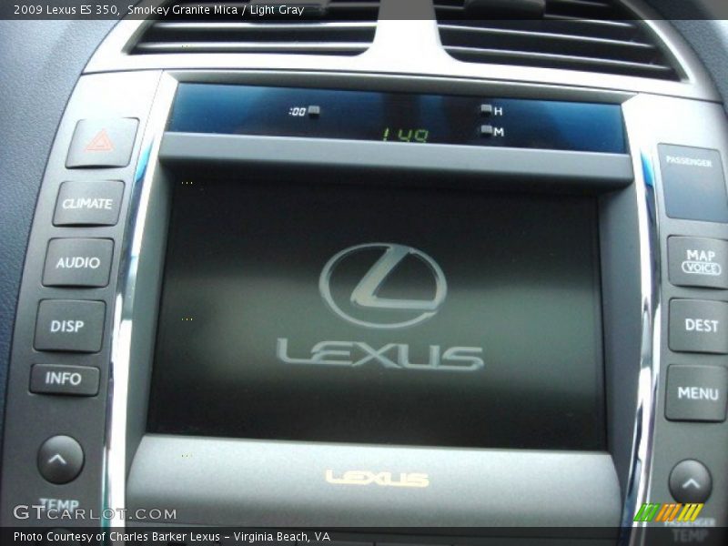 Smokey Granite Mica / Light Gray 2009 Lexus ES 350