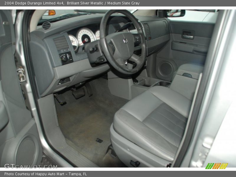 Brilliant Silver Metallic / Medium Slate Gray 2004 Dodge Durango Limited 4x4