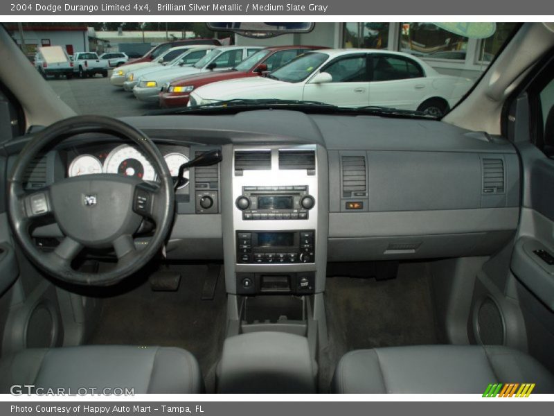 Brilliant Silver Metallic / Medium Slate Gray 2004 Dodge Durango Limited 4x4