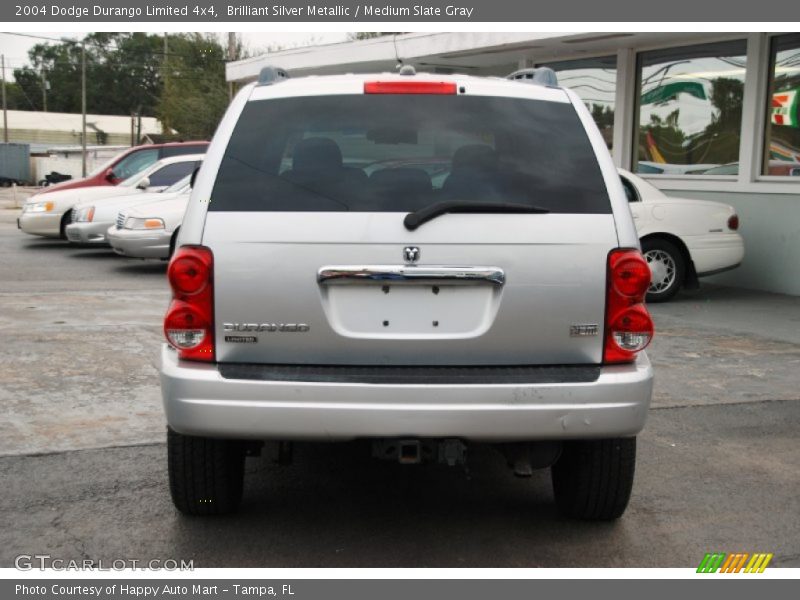 Brilliant Silver Metallic / Medium Slate Gray 2004 Dodge Durango Limited 4x4