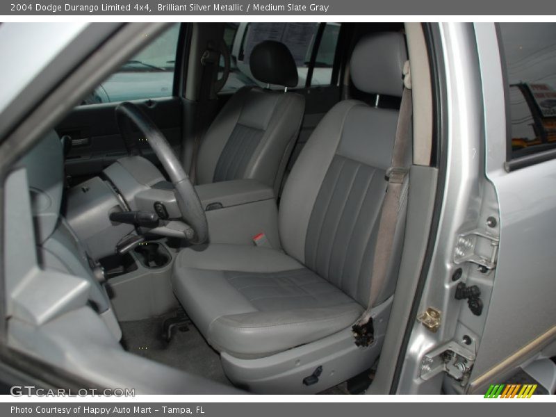 Brilliant Silver Metallic / Medium Slate Gray 2004 Dodge Durango Limited 4x4