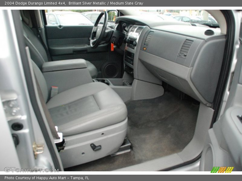 Brilliant Silver Metallic / Medium Slate Gray 2004 Dodge Durango Limited 4x4