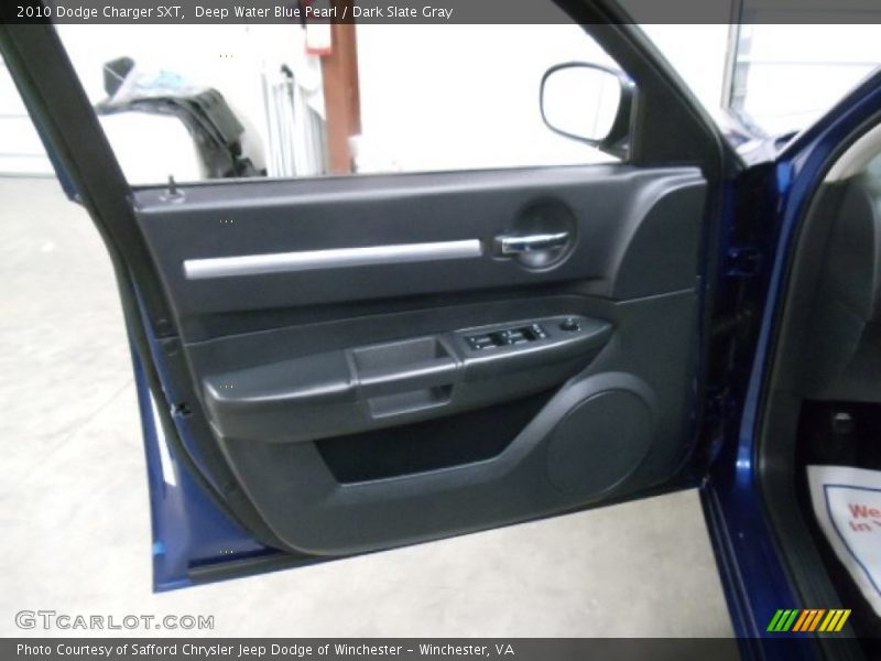 Deep Water Blue Pearl / Dark Slate Gray 2010 Dodge Charger SXT