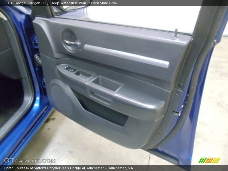 Deep Water Blue Pearl / Dark Slate Gray 2010 Dodge Charger SXT