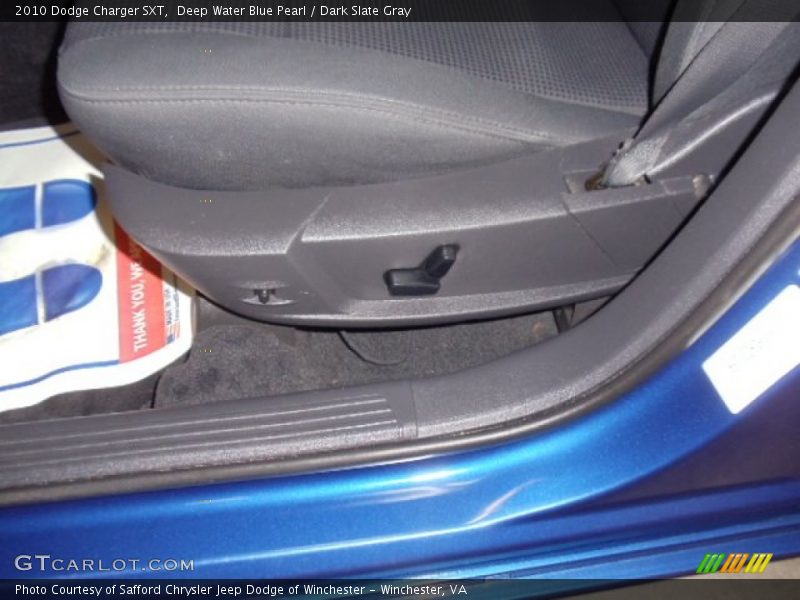 Deep Water Blue Pearl / Dark Slate Gray 2010 Dodge Charger SXT
