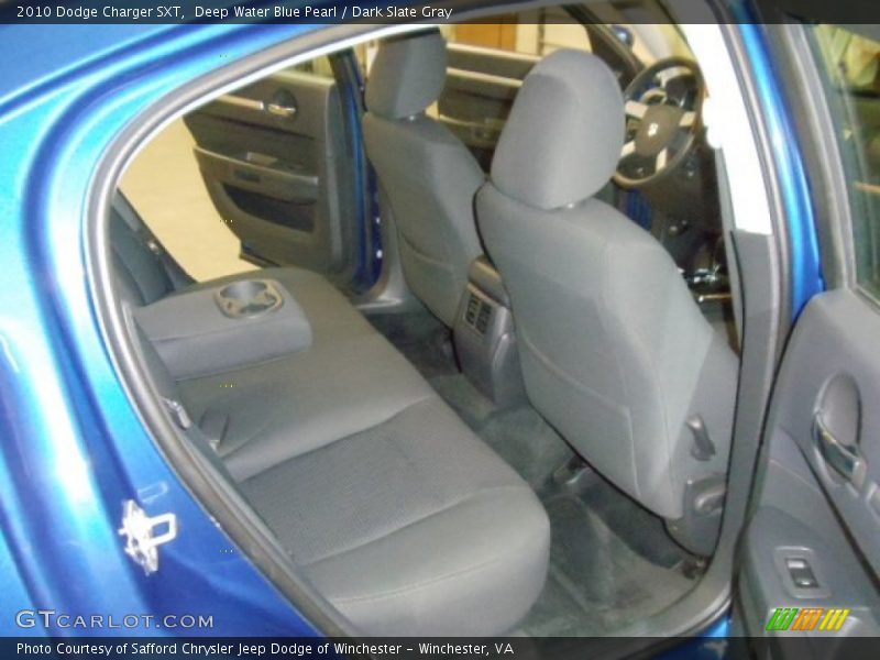 Deep Water Blue Pearl / Dark Slate Gray 2010 Dodge Charger SXT