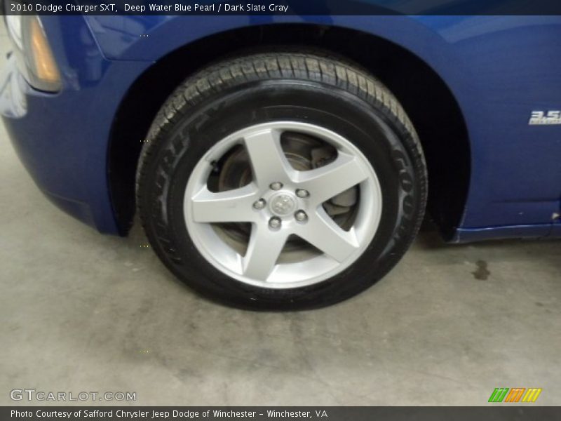 Deep Water Blue Pearl / Dark Slate Gray 2010 Dodge Charger SXT