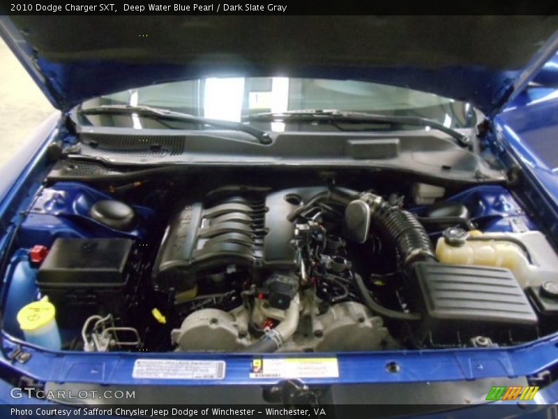 Deep Water Blue Pearl / Dark Slate Gray 2010 Dodge Charger SXT