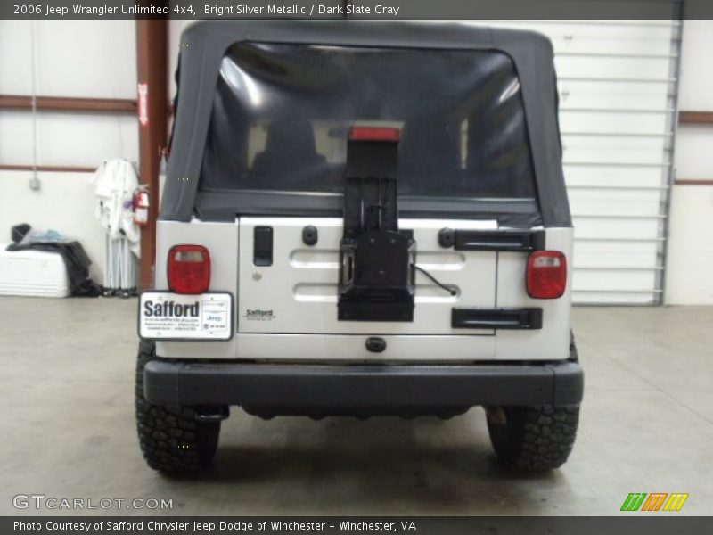 Bright Silver Metallic / Dark Slate Gray 2006 Jeep Wrangler Unlimited 4x4