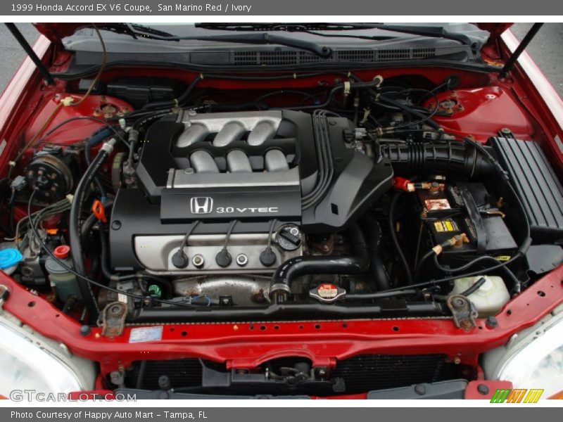  1999 Accord EX V6 Coupe Engine - 3.0L SOHC 24V VTEC V6