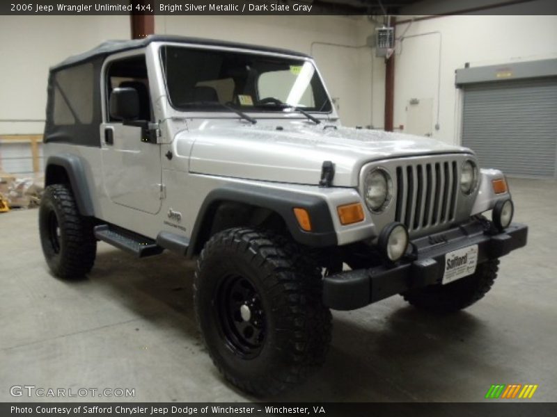 Bright Silver Metallic / Dark Slate Gray 2006 Jeep Wrangler Unlimited 4x4