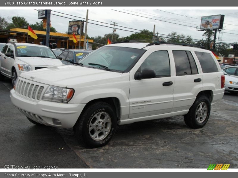 Stone White / Agate 2000 Jeep Grand Cherokee Laredo