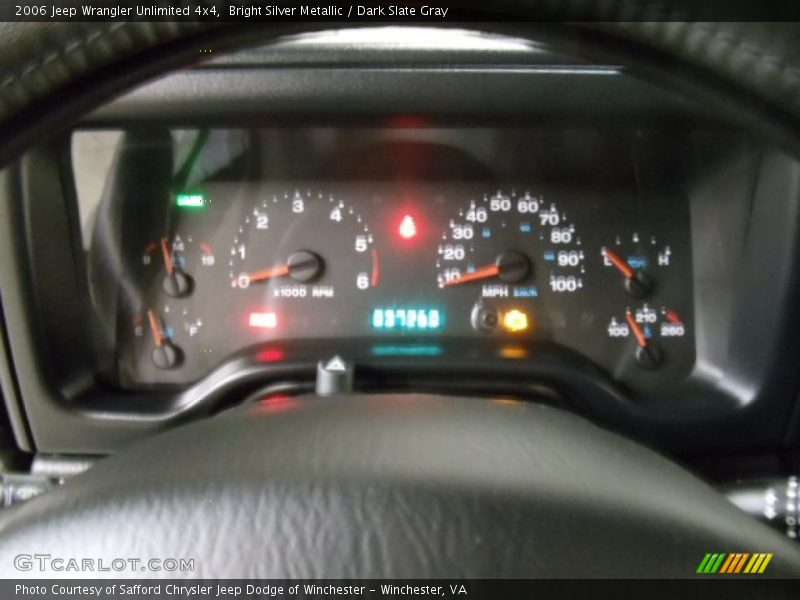 Bright Silver Metallic / Dark Slate Gray 2006 Jeep Wrangler Unlimited 4x4