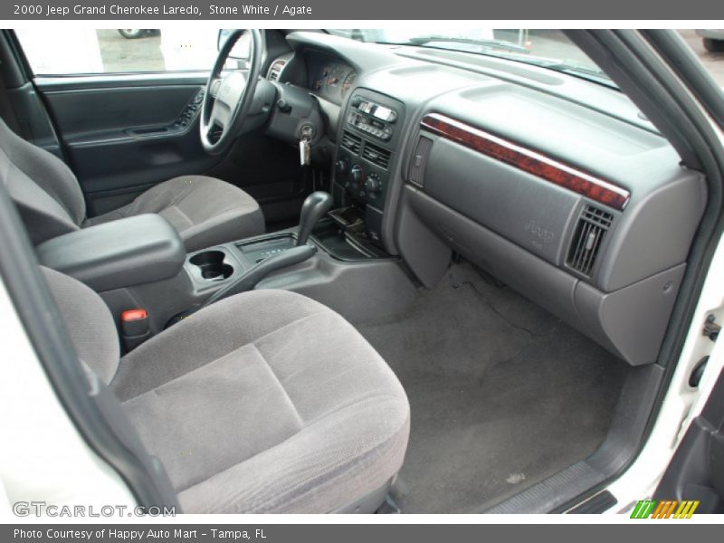 Stone White / Agate 2000 Jeep Grand Cherokee Laredo