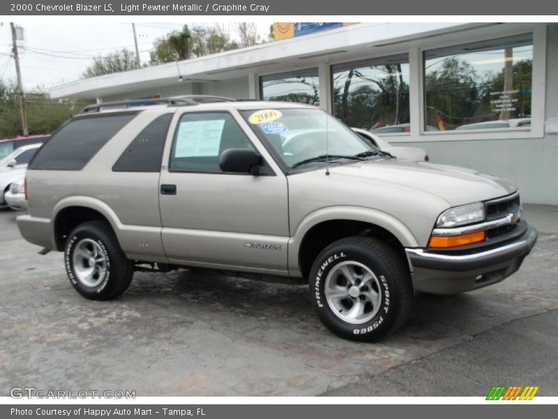 Light Pewter Metallic / Graphite Gray 2000 Chevrolet Blazer LS