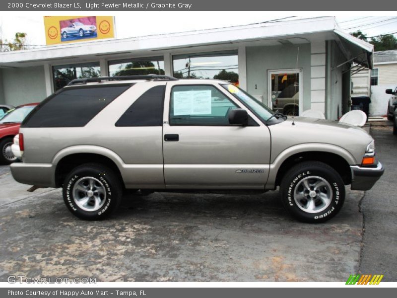 Light Pewter Metallic / Graphite Gray 2000 Chevrolet Blazer LS