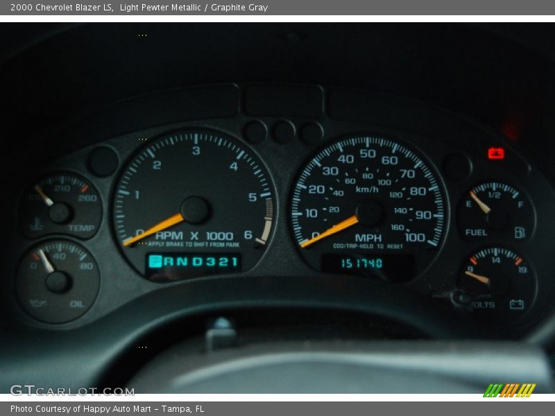  2000 Blazer LS LS Gauges