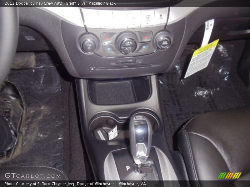 Bright Silver Metallic / Black 2012 Dodge Journey Crew AWD